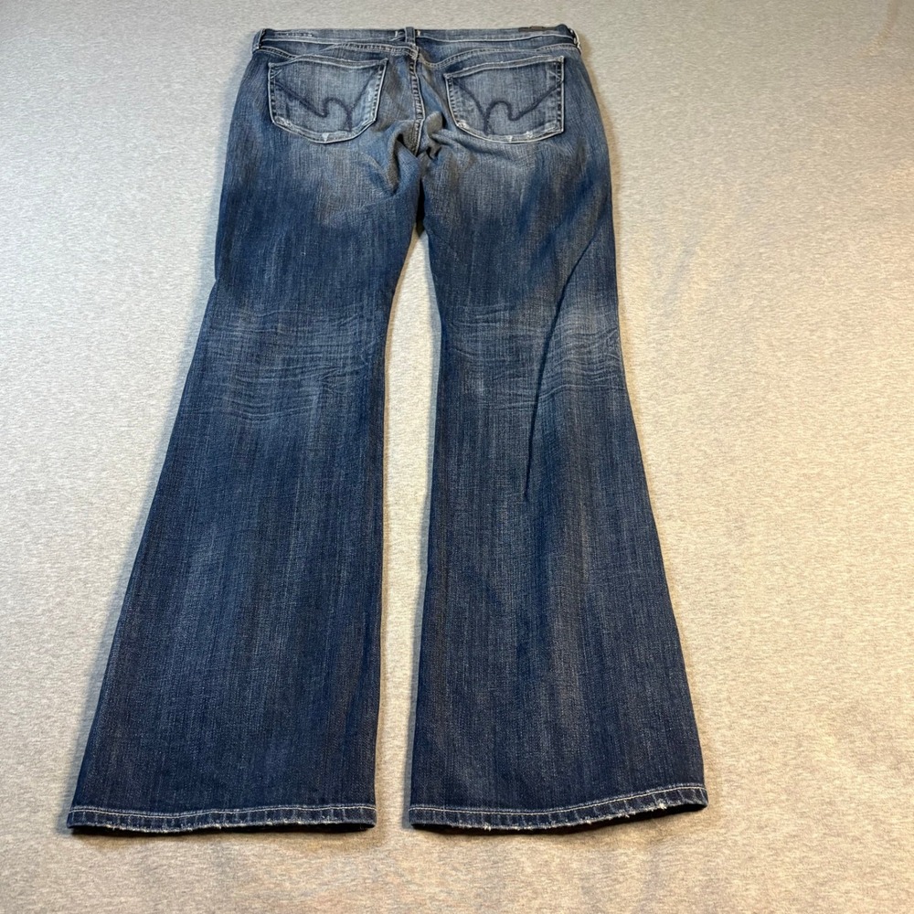 Citizens of Humanity Kelly Bootcut Jeans Blue Wash Low Rise Flare Size 31 (34) - Picture 4 of 12